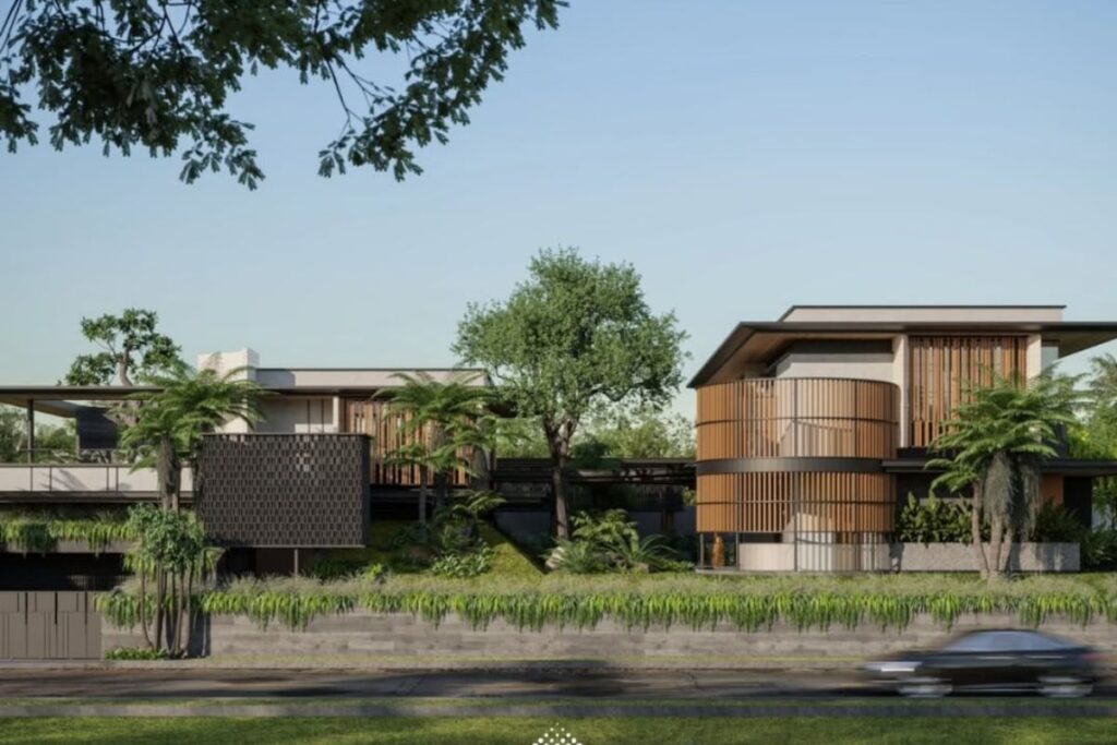 rumah mewah 2 lantai modern