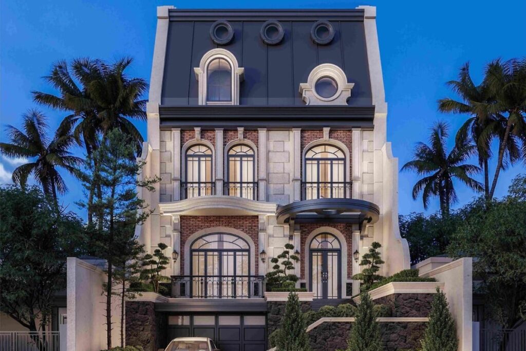 desain rumah klasik Eropa
