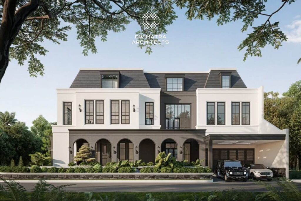 rumah mewah 2 lantai modern