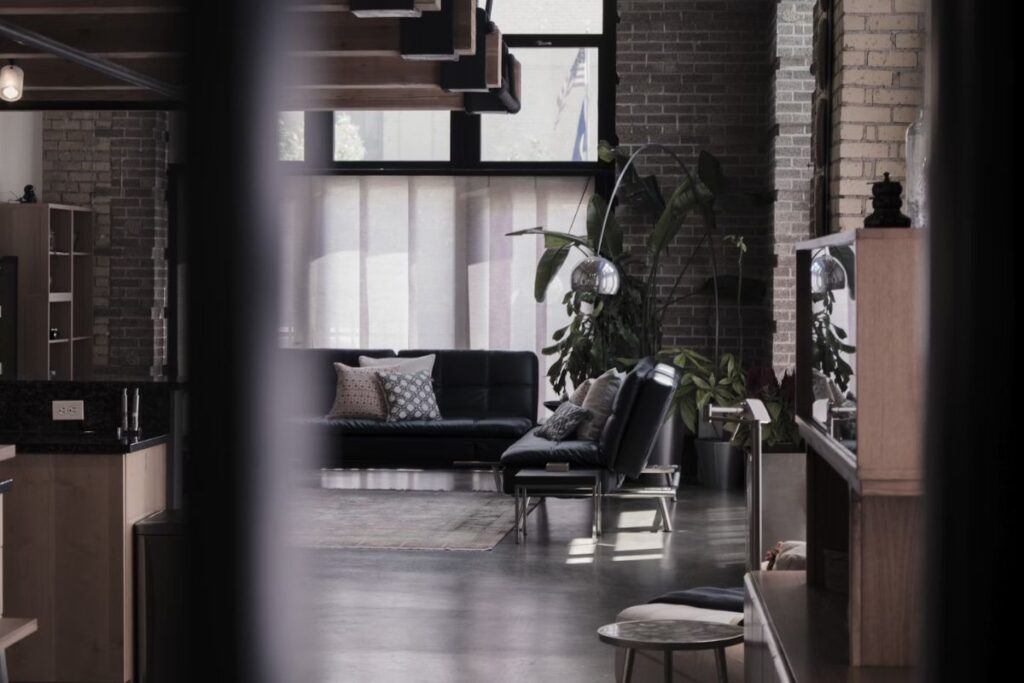 inspirasi desain rumah type 36 bergaya industrial