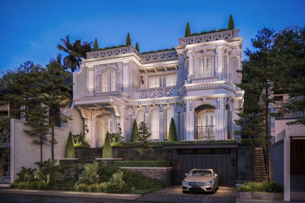 desain rumah klasik